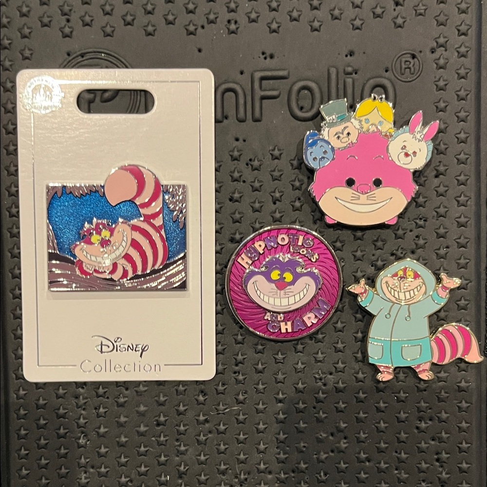 Disney Cheshire Cat Alice in Wonderland 4-pin bundle (Msc - 8)
